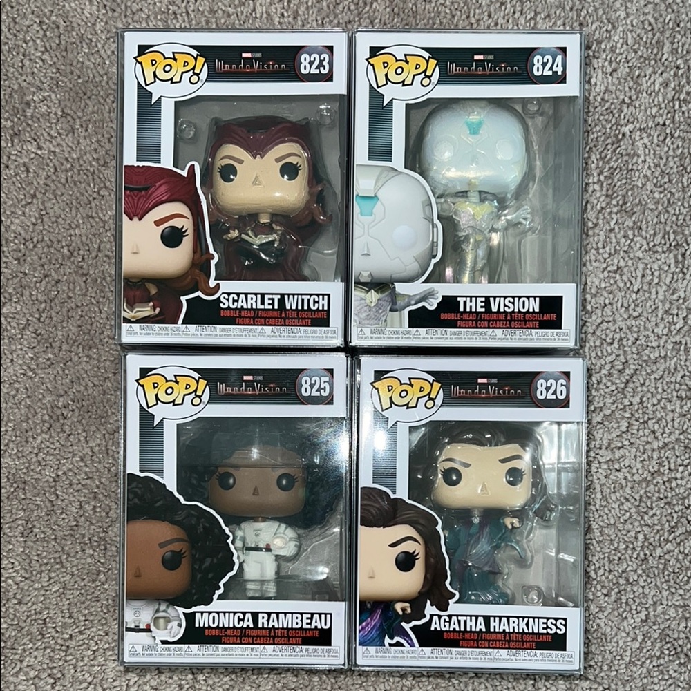 Funko Pop Marvel WandaVision 4 Lot